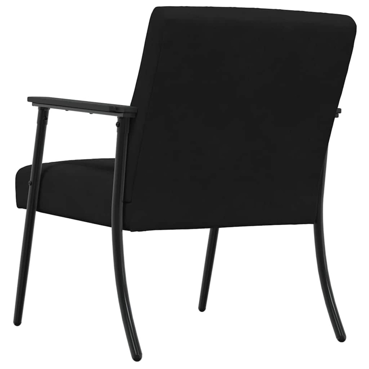 vidaXL Πολυθρόνα Μαύρο 59 x 75 x 78 εκ Βελούδο