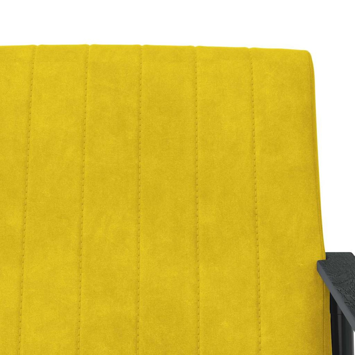 vidaXL Πολυθρόνα Κίτρινο 59 x 75 x 78 εκ Βελούδο