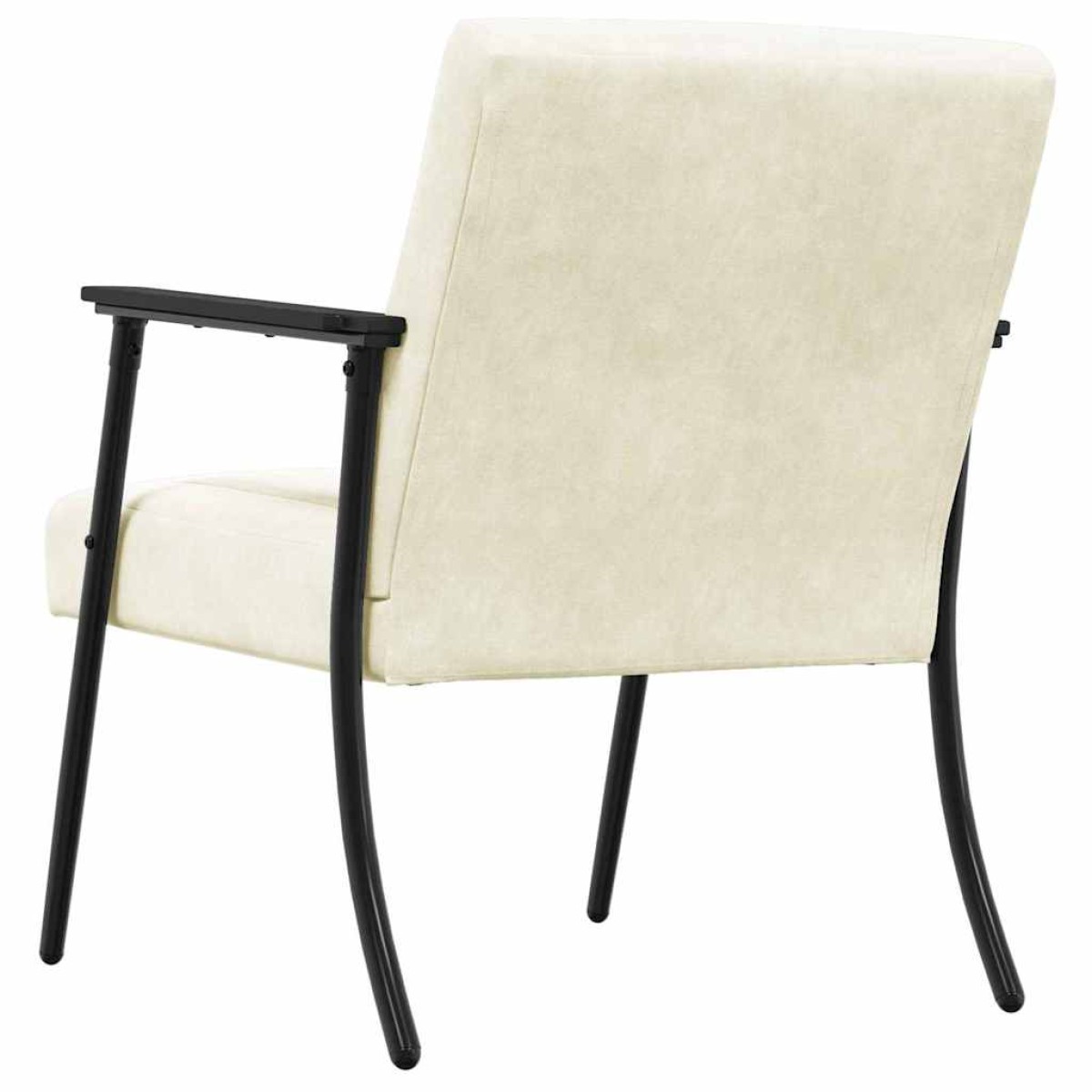 vidaXL Πολυθρόνα Κρεμ 59 x 75 x 78 εκ Βελούδο