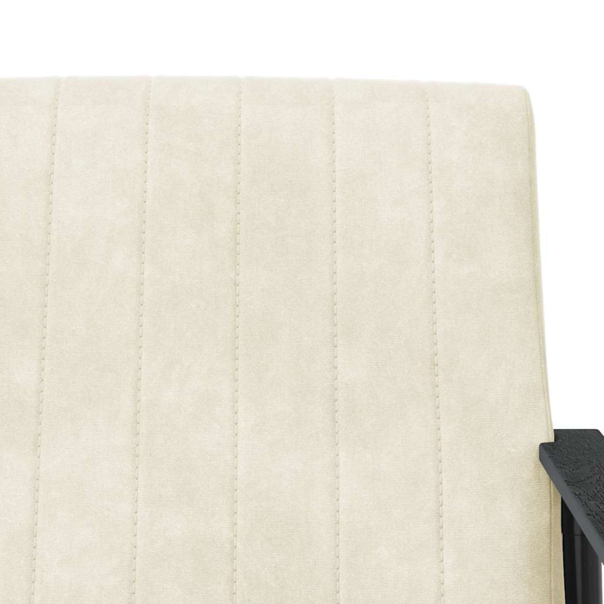 vidaXL Πολυθρόνα Κρεμ 59 x 75 x 78 εκ Βελούδο