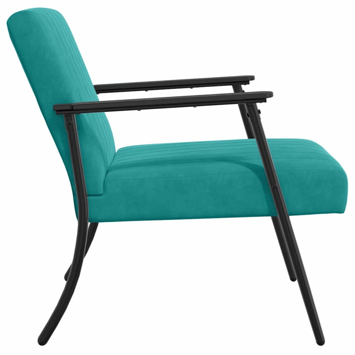 vidaXL Πολυθρόνα Τιρκουάζ 59 x 75 x 78 εκ Βελούδο