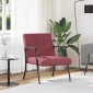 vidaXL Πολυθρόνα Κόκκινο ύφασμα