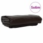 vidaXL Τέντα 650g / m² Καφέ 5 x 6 m Καμβάς με επικάλυψη PVC