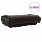 vidaXL Τέντα 650g / m² Καφέ 6 x 8 m Καμβάς με επικάλυψη PVC