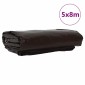 vidaXL Τέντα 650g / m² Καφέ 5 x 8 m Καμβάς με επικάλυψη PVC
