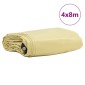 vidaXL Τέντα 650g / m² Μπεζ 4 x 8 m Καμβάς με επικάλυψη PVC