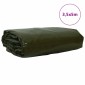 vidaXL Τέντα 650g / m² Ελιά Πράσινη 3,5 x 5 m Καμβάς με επικάλυψη PVC