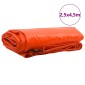 vidaXL Τέντα 650g / m² Πορτοκαλί 2,5 x 4,5 m Καμβάς με επικάλυψη PVC