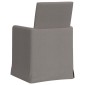 vidaXL Καρέκλες φαγητού 2 τμχ. ύφασμα Taupe 57 x 67 x 95 εκ