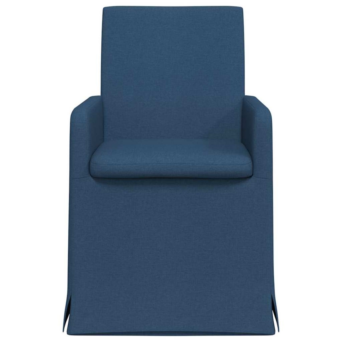 vidaXL Καρέκλες φαγητού 2 τμχ. ύφασμα Μπλε 57 x 67 x 95 εκ