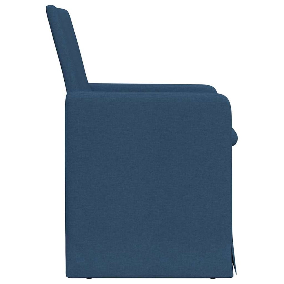 vidaXL Καρέκλες φαγητού 2 τμχ. ύφασμα Μπλε 57 x 67 x 95 εκ