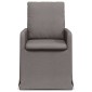 vidaXL Καρέκλες φαγητού 2 τμχ. ύφασμα Taupe 57 x 67 x 98 εκ