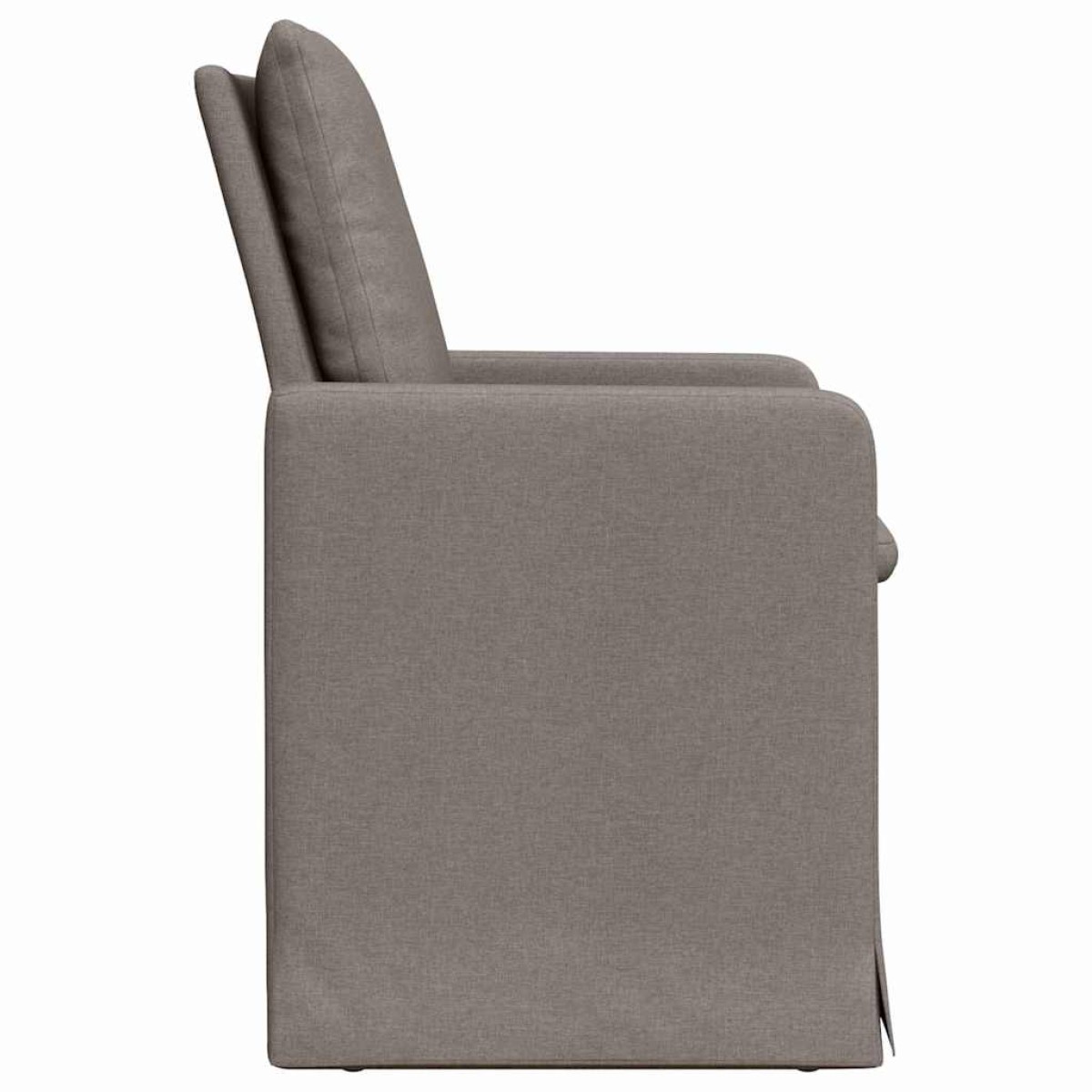 vidaXL Καρέκλες φαγητού 2 τμχ. ύφασμα Taupe 57 x 67 x 98 εκ
