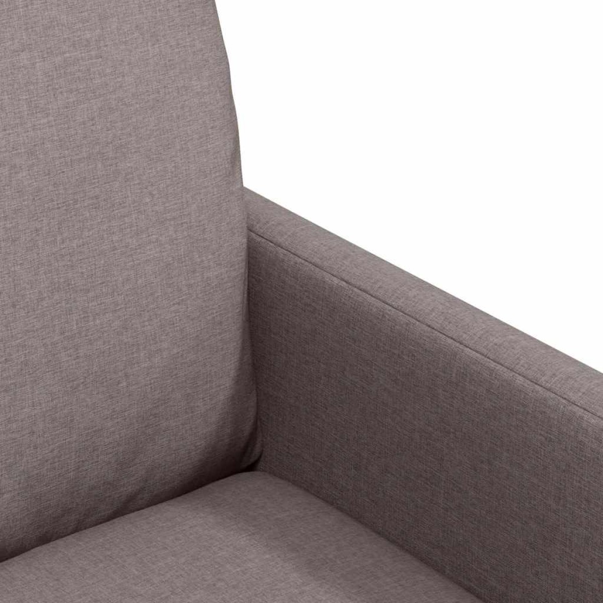 vidaXL Καρέκλες φαγητού 2 τμχ. ύφασμα Taupe 57 x 67 x 98 εκ