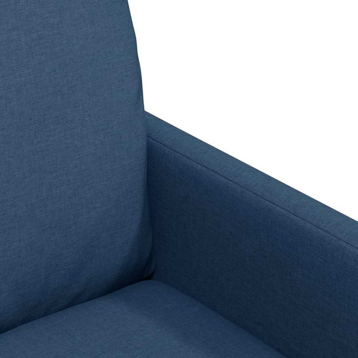 vidaXL Καρέκλες φαγητού 2 τμχ. ύφασμα Μπλε 57 x 67 x 98 εκ