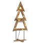 vidaXL Χριστουγεννιάτικο Δέντρο με βάση Καφέ 181 cm Μασίφ ξύλο teak