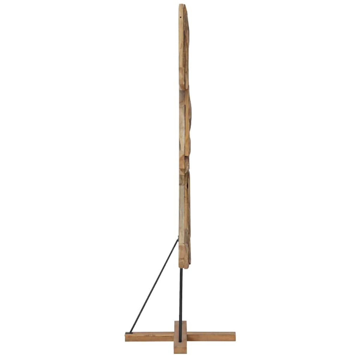 vidaXL Χριστουγεννιάτικο Δέντρο με βάση Καφέ 181 cm Μασίφ ξύλο teak