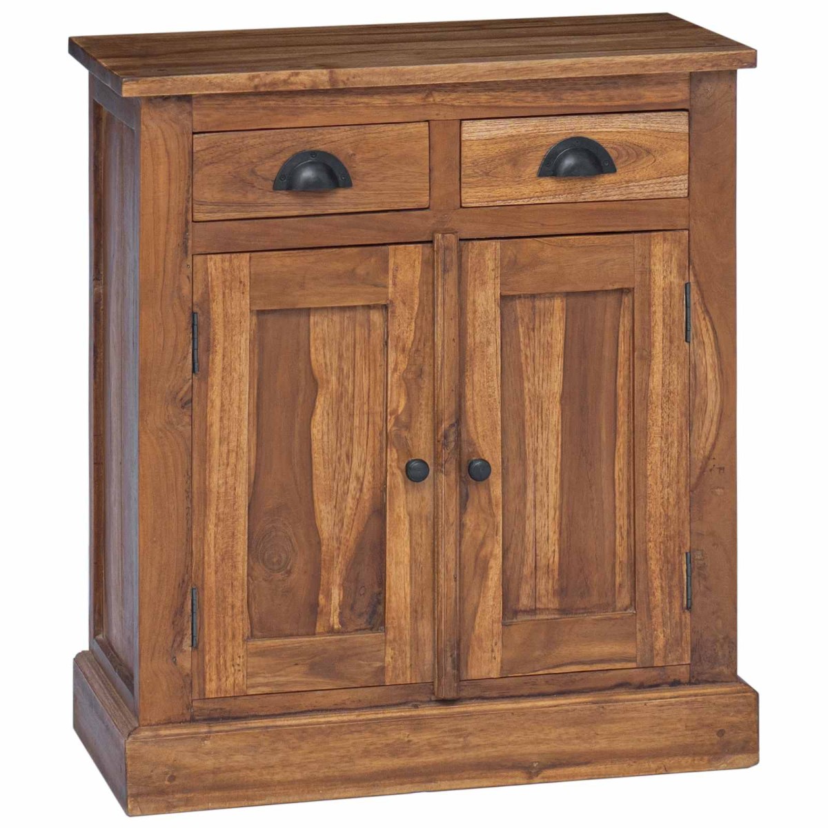 vidaXL Ντουλάπι αποθήκευσης Φυσικό 65 x 30 x 75 cm Στερεό Ξύλο Τίκ