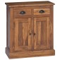 vidaXL Ντουλάπι αποθήκευσης Φυσικό 65 x 30 x 75 cm Στερεό Ξύλο Τίκ