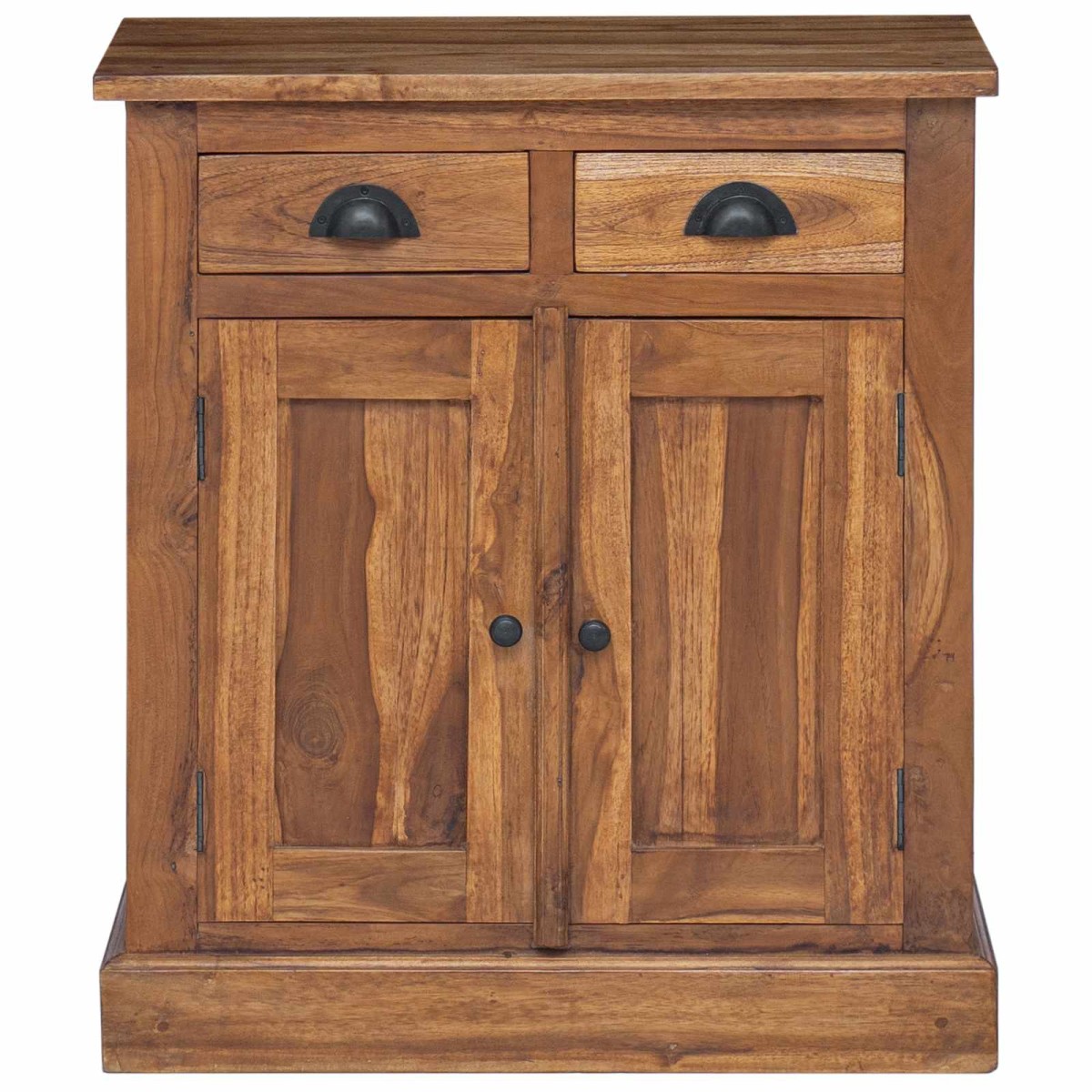 vidaXL Ντουλάπι αποθήκευσης Φυσικό 65 x 30 x 75 cm Στερεό Ξύλο Τίκ