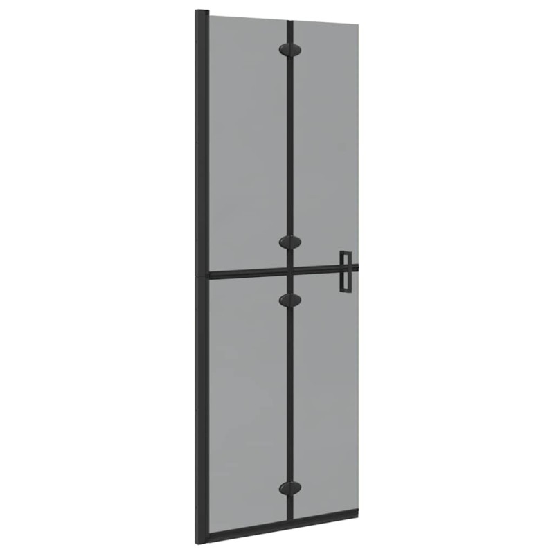 vidaXL Τοίχος Walk-In Ντους Μαύρο 70 x 6,5 x 190 εκ.