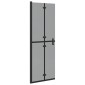 vidaXL Τοίχος Walk-In Ντους Μαύρο 70 x 6,5 x 190 εκ.