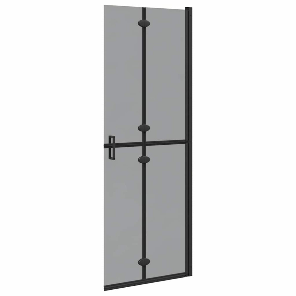 vidaXL Τοίχος Walk-In Ντους Μαύρο 70 x 6,5 x 190 εκ.
