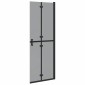vidaXL Τοίχος Walk-In Ντους Μαύρο 70 x 6,5 x 190 εκ.