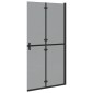 vidaXL Τοίχος Walk-In Ντους Μαύρο 100 x 6,5 x 190 εκ.
