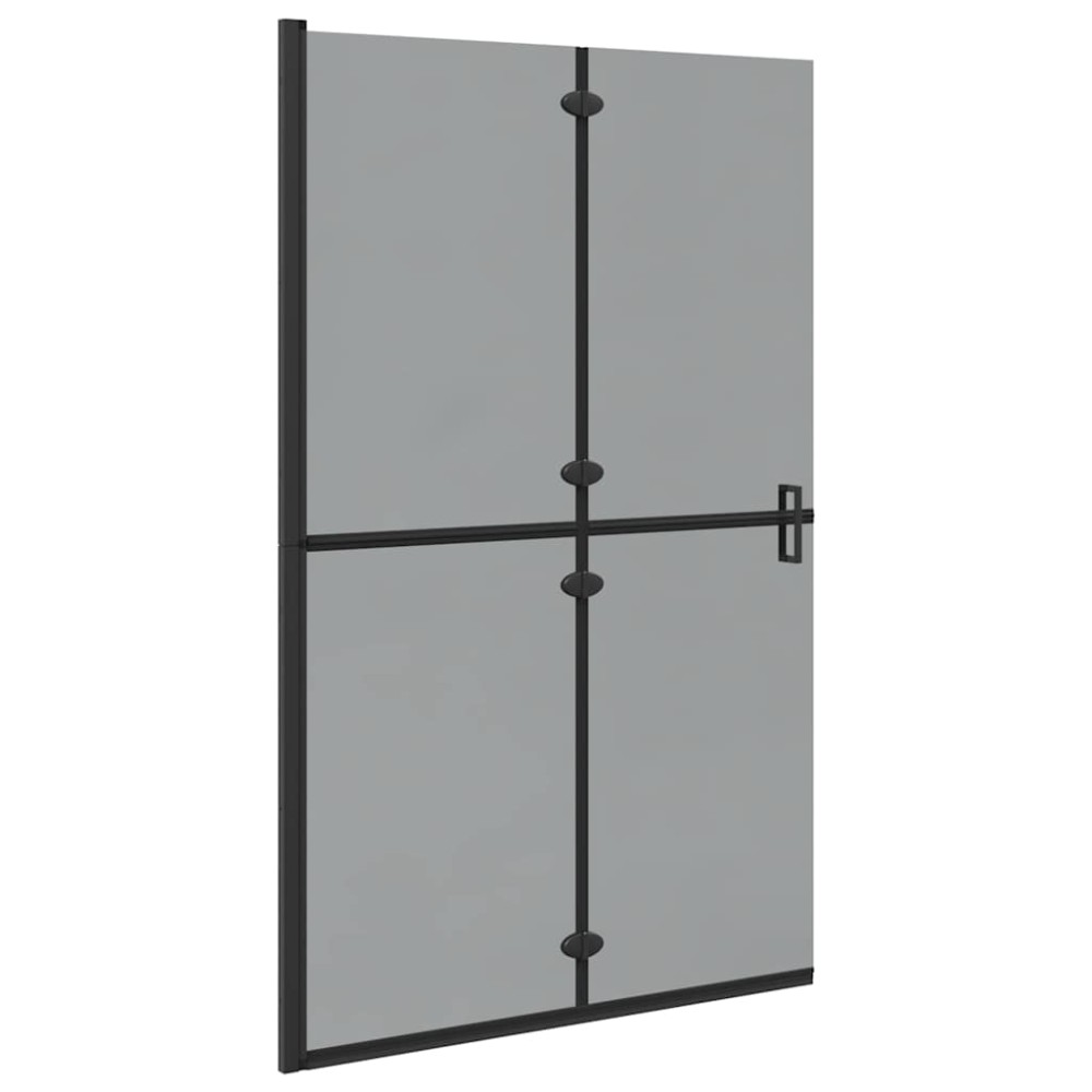 vidaXL Τοίχος Walk-In Ντους Μαύρο 120 x 6,5 x 190 εκ.