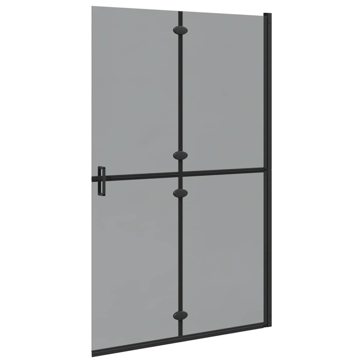 vidaXL Τοίχος Walk-In Ντους Μαύρο 120 x 6,5 x 190 εκ.