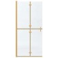 vidaXL Τοίχος Walk-In Ντους Χρυσό 90 x 6.5 x 190 εκ.