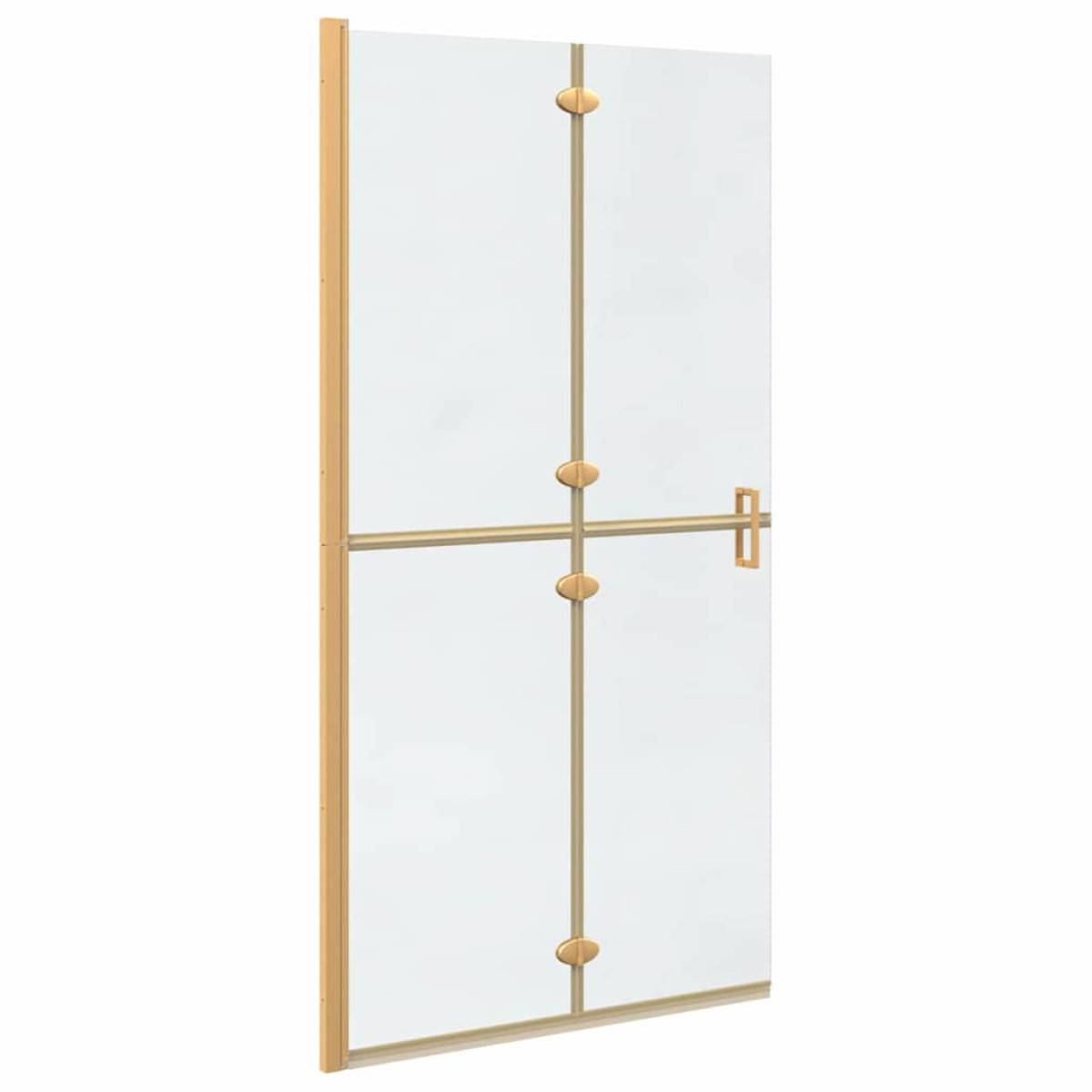 vidaXL Τοίχος Walk-In Ντους Χρυσό 100 x 6,5 x 190 εκ.