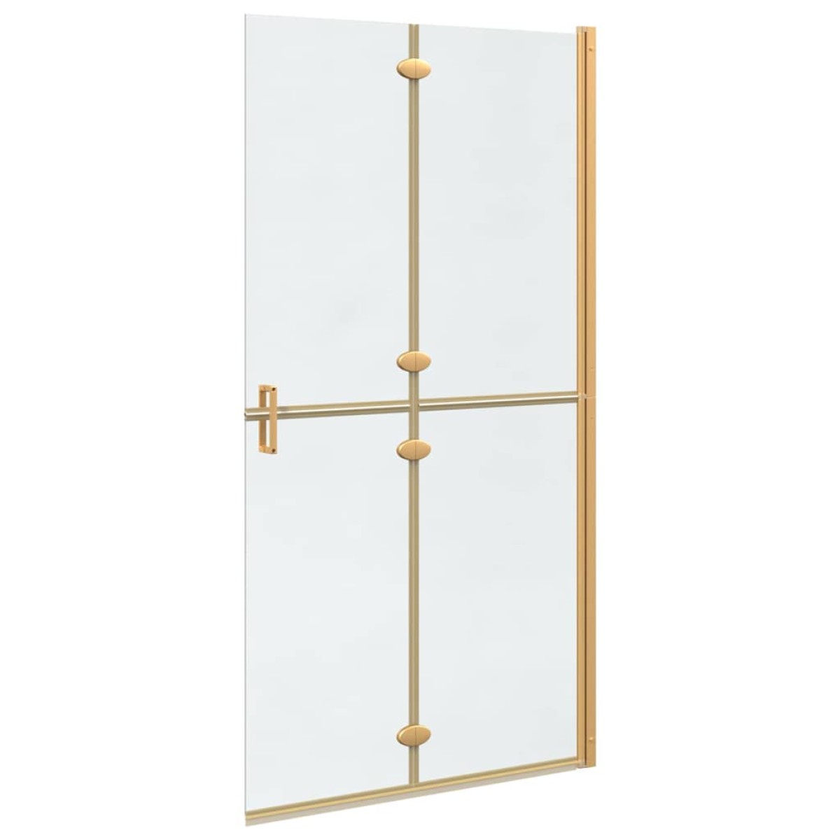 vidaXL Τοίχος Walk-In Ντους Χρυσό 100 x 6,5 x 190 εκ.