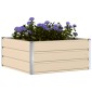 vidaXL Γλάστρα Ελεφαντόδοντο 100 x 100 x 45 cm Ατσάλι