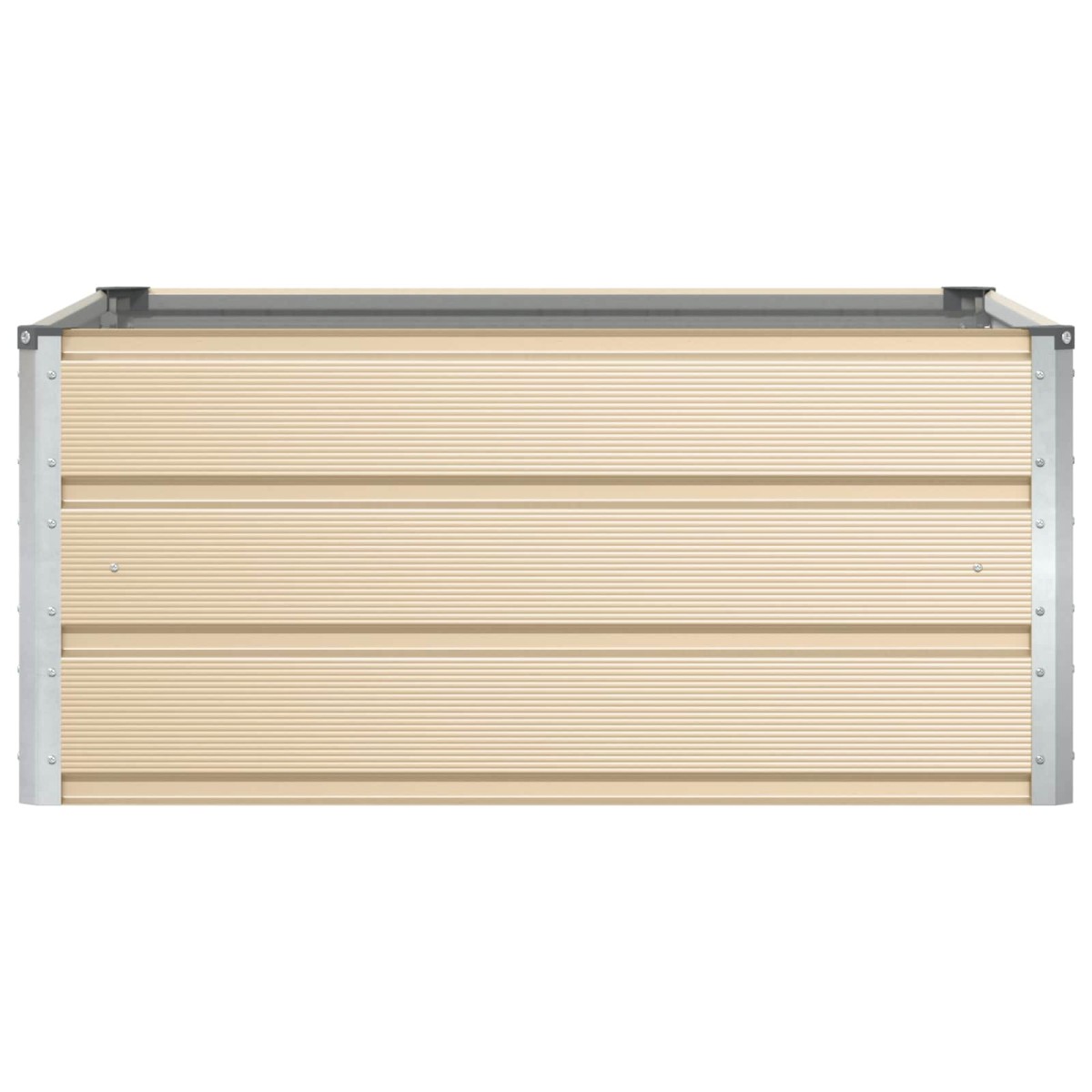 vidaXL Γλάστρα Ελεφαντόδοντο 100 x 100 x 45 cm Ατσάλι