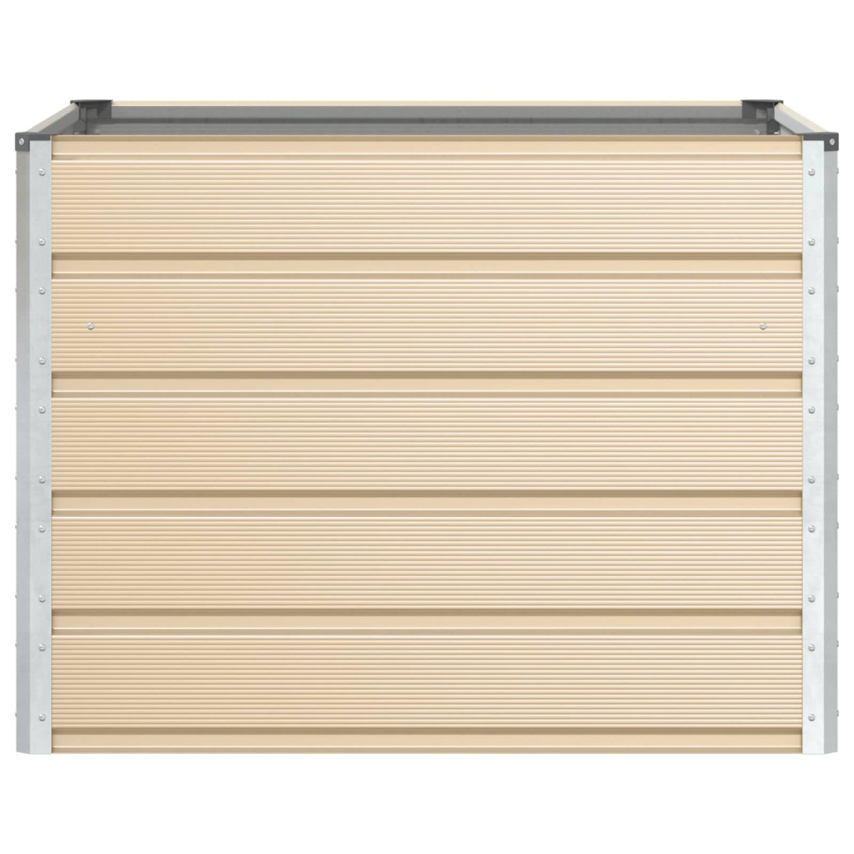 vidaXL Γλάστρα Ελεφαντόδοντο 100 x 100 x 75 εκ Ατσάλι