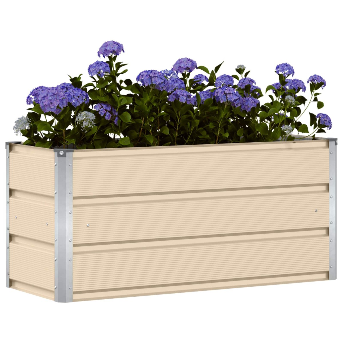 vidaXL Γλάστρα Ελεφαντόδοντο 100 x 40 x 45 cm Ατσάλι