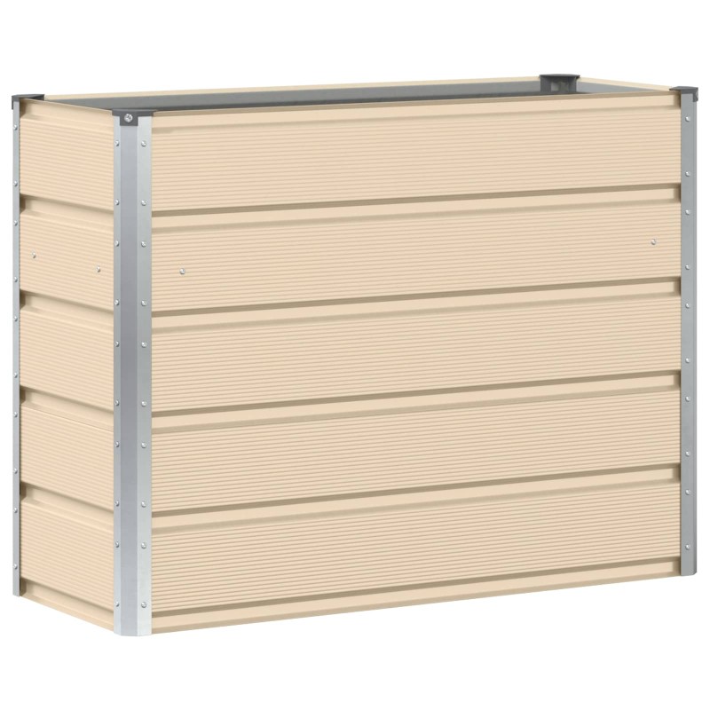 vidaXL Γλάστρα Ελεφαντόδοντο 100 x 40 x 75 cm Ατσάλι