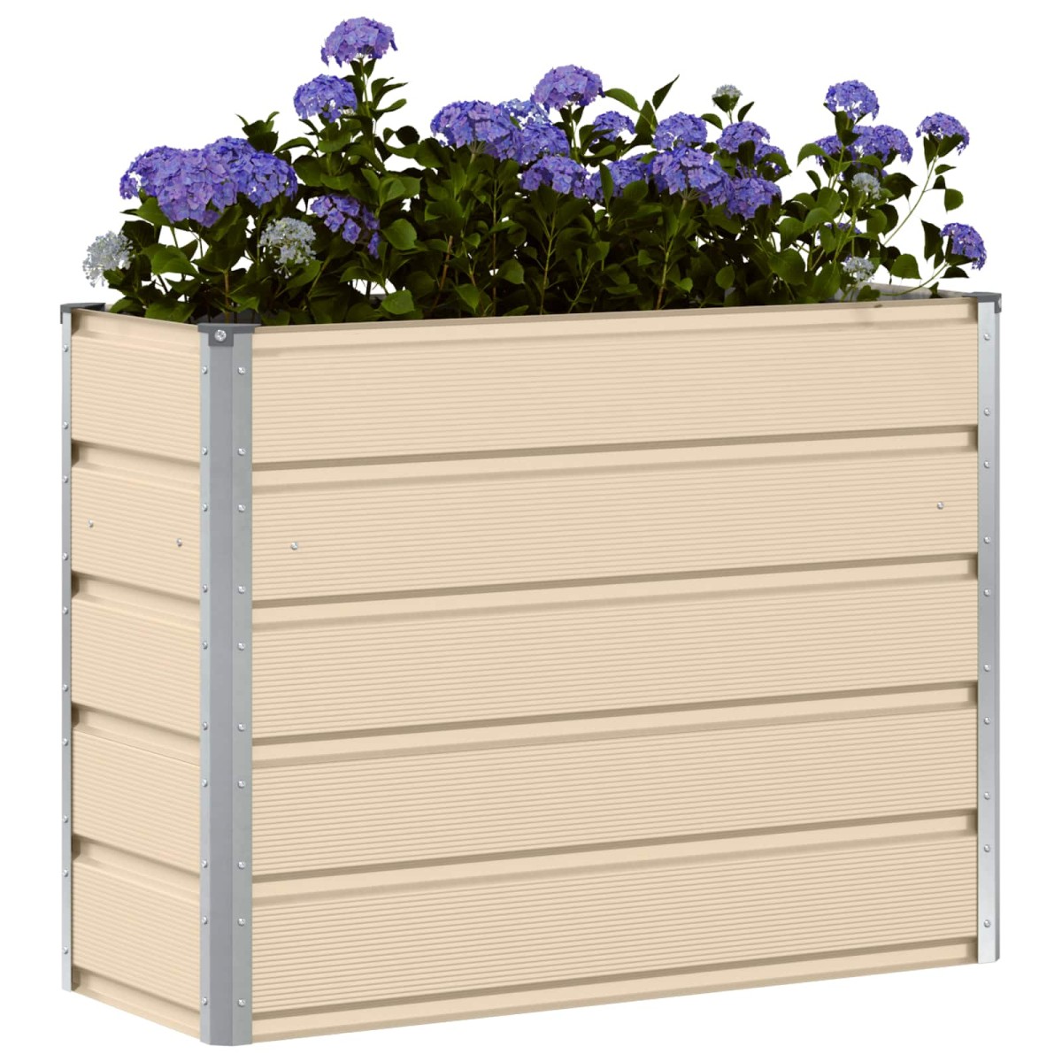 vidaXL Γλάστρα Ελεφαντόδοντο 100 x 40 x 75 cm Ατσάλι