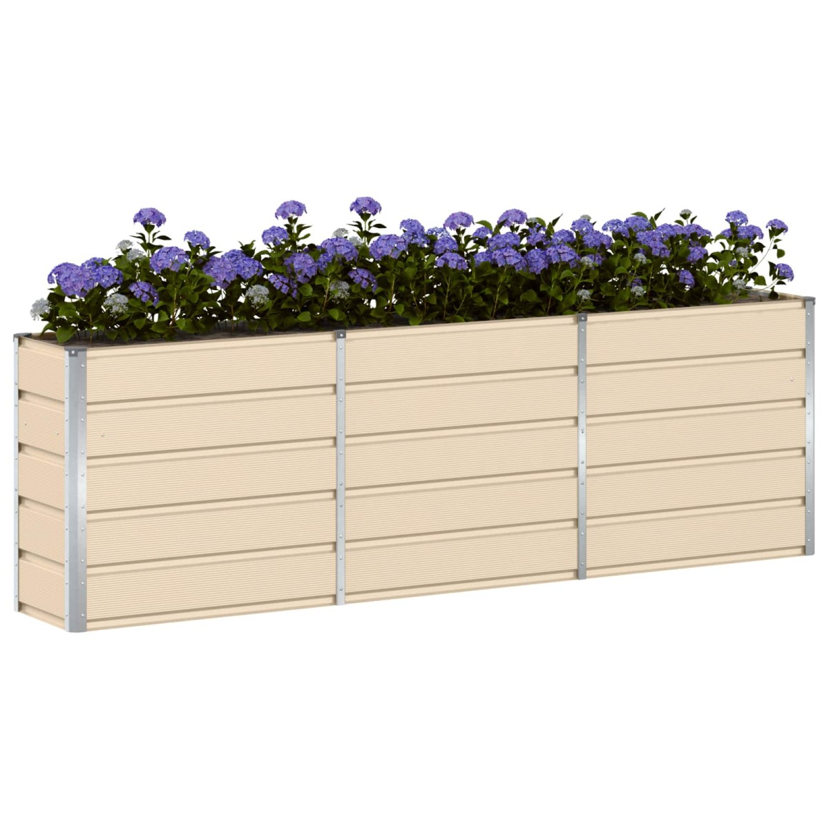 vidaXL Γλάστρα Ελεφαντόδοντο 240 x 40 x 75 εκ. Ατσάλι