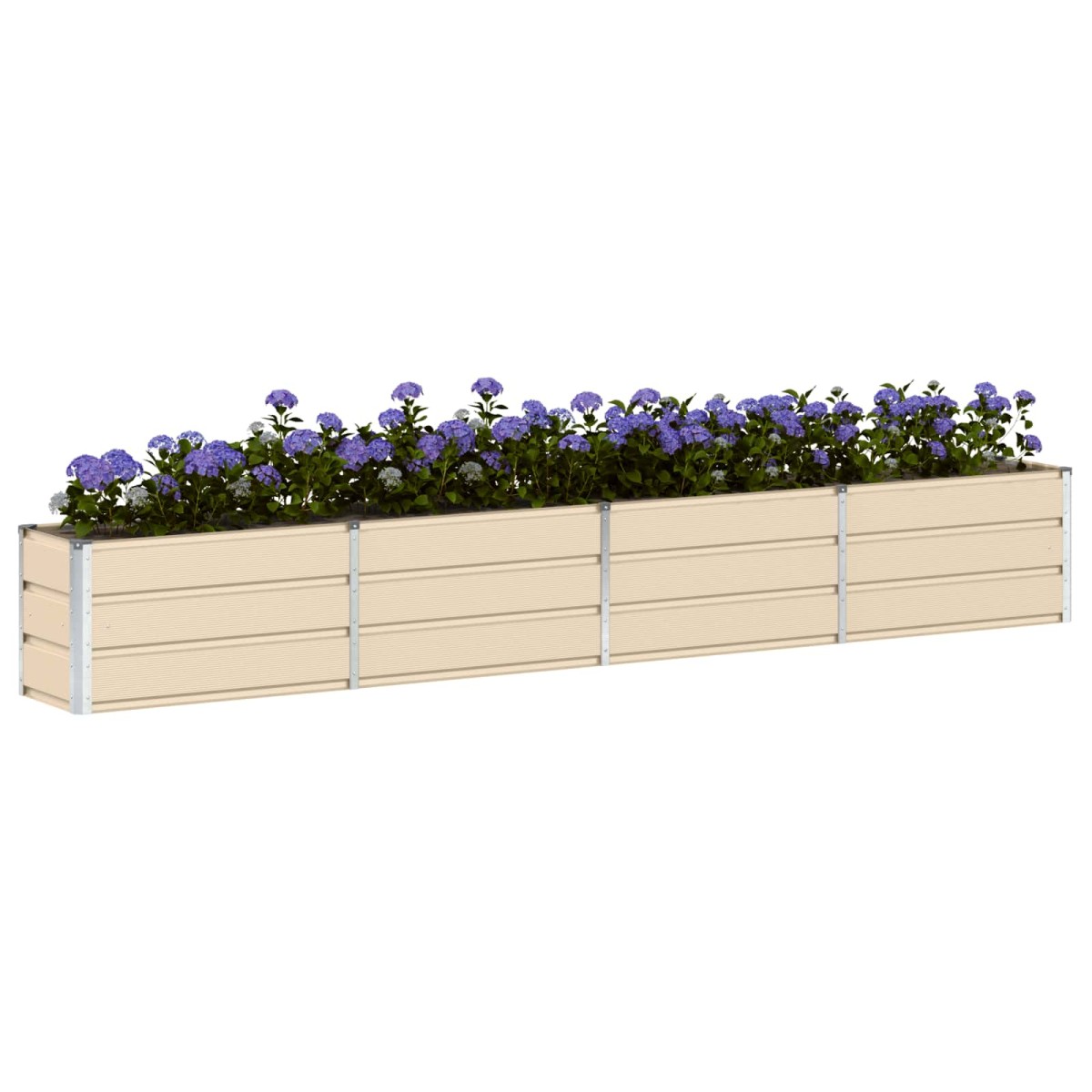 vidaXL Γλάστρα Ελεφαντόδοντο 320 x 40 x 45 cm Ατσάλι