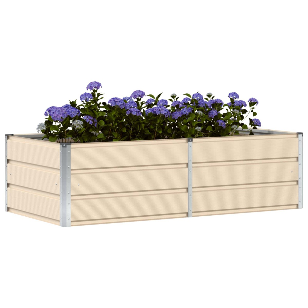 vidaXL Γλάστρα Ελεφαντόδοντο 160 x 80 x 45 cm Ατσάλι