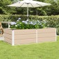 vidaXL Γλάστρα Ελεφαντόδοντο 160 x 80 x 45 cm Ατσάλι