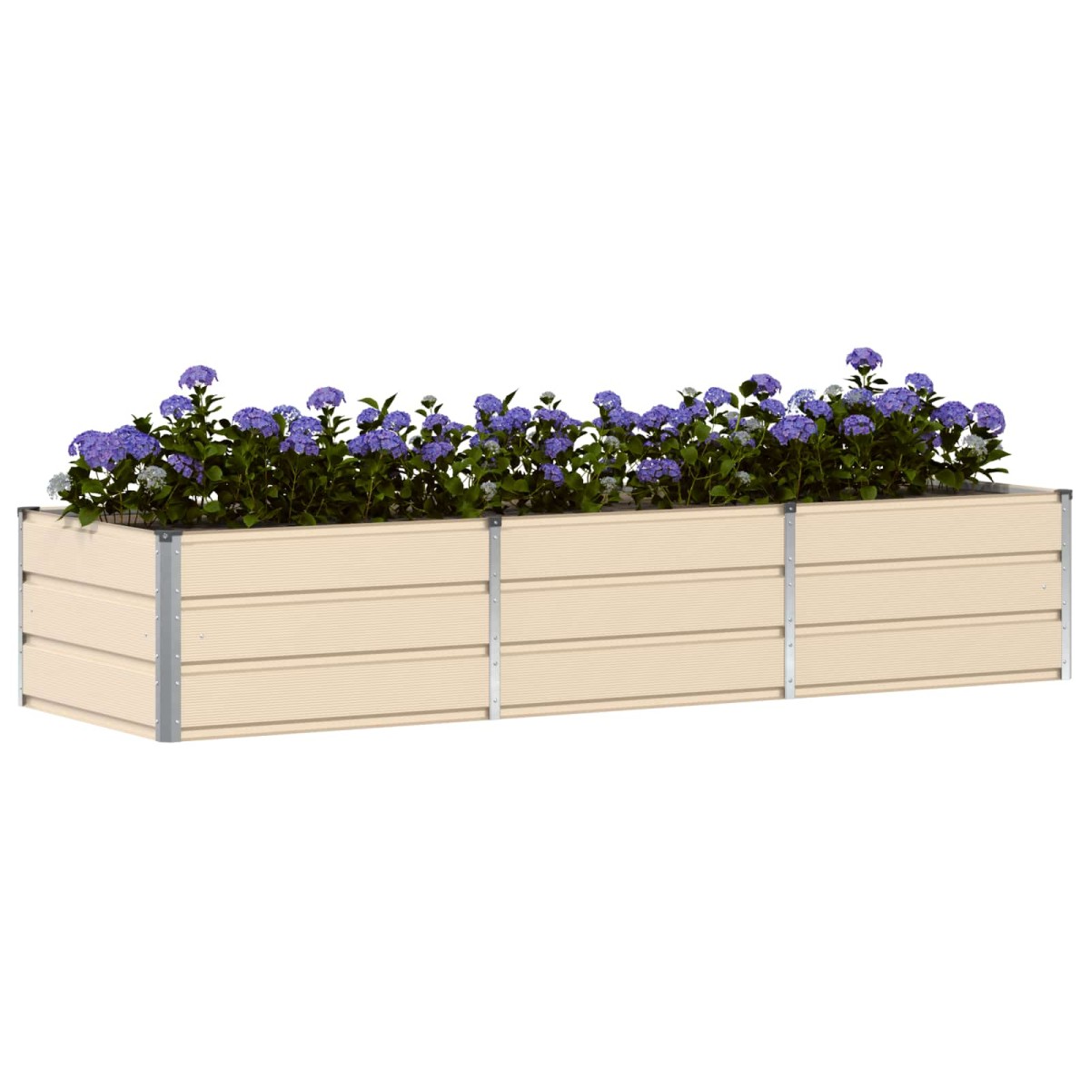 vidaXL Γλάστρα Ελεφαντόδοντο 240 x 80 x 45 cm Ατσάλι