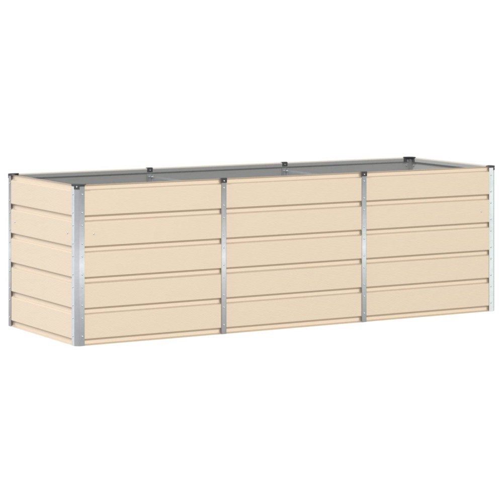 vidaXL Γλάστρα Ελεφαντόδοντο 240 x 80 x 75 εκ. Ατσάλι