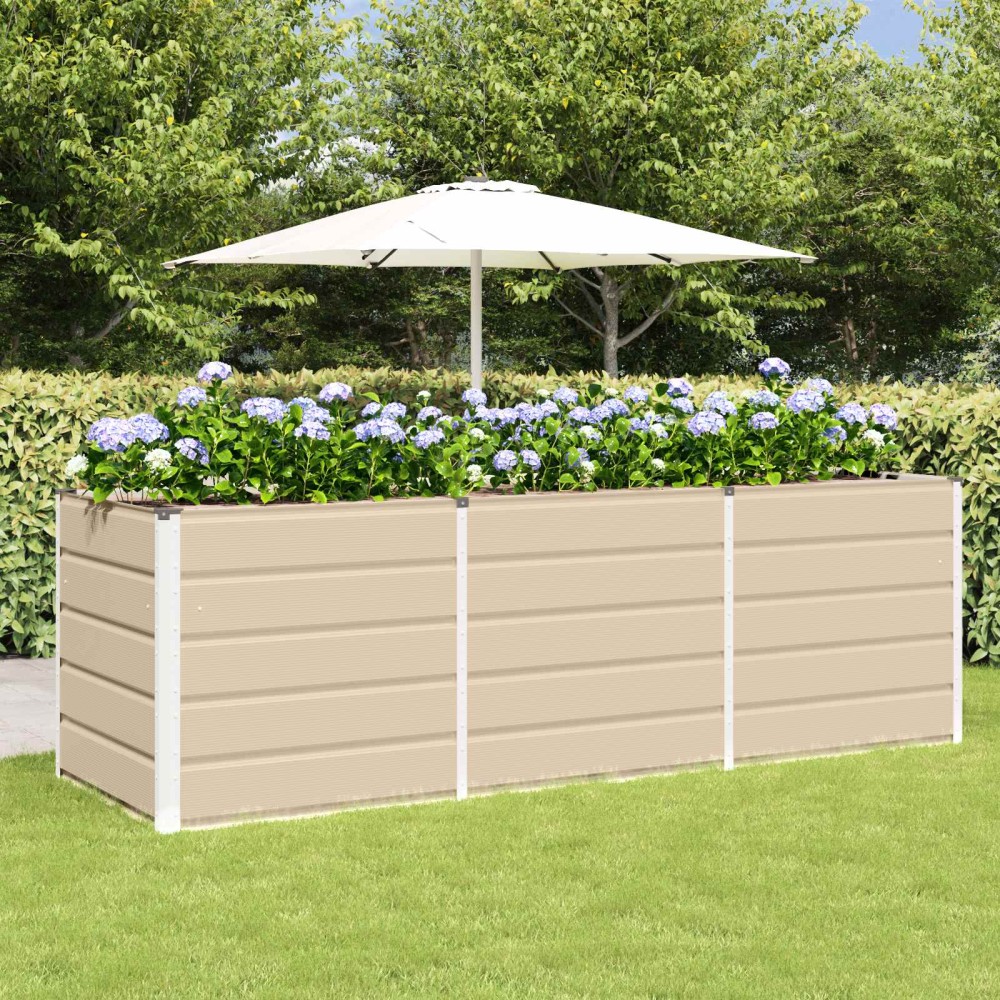 vidaXL Γλάστρα Ελεφαντόδοντο 240 x 80 x 75 εκ. Ατσάλι