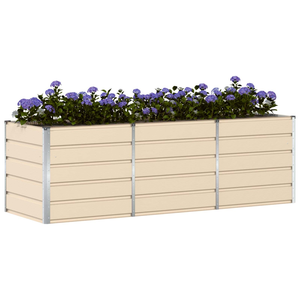 vidaXL Γλάστρα Ελεφαντόδοντο 240 x 80 x 75 εκ. Ατσάλι