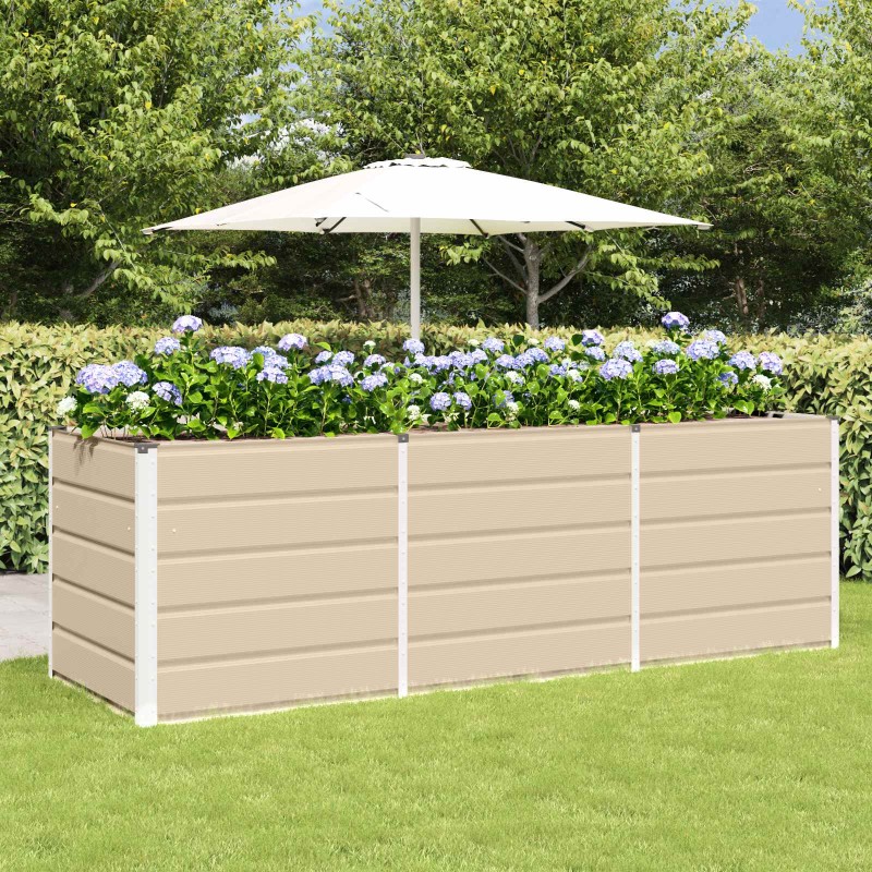 vidaXL Γλάστρα Ελεφαντόδοντο 240 x 80 x 75 εκ. Ατσάλι
