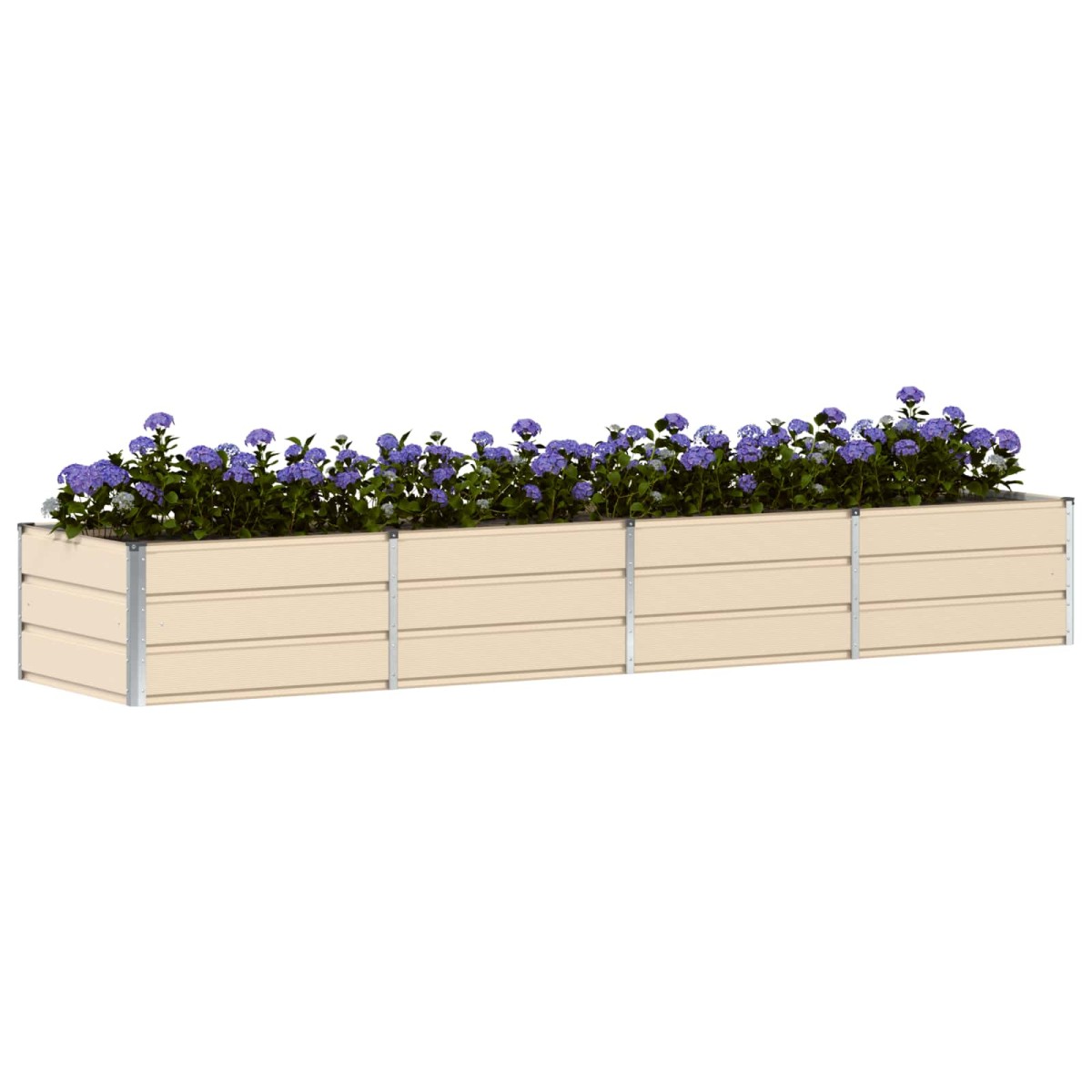 vidaXL Γλάστρα Ελεφαντόδοντο 320 x 80 x 45 cm Ατσάλι
